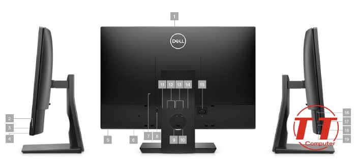Dell All In One 5270 CH1 CPU Intel Core i3-9100, RAM 8GB PC4/ SSD 512GB NVME,/ 21.5 inch 1920x1080