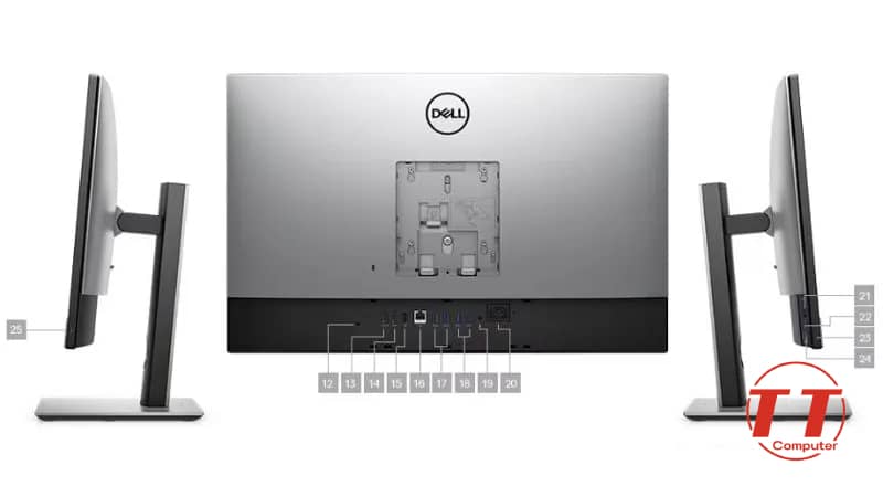 Dell AIO Optiplex 7780 CH1 CPU Intel Core i5-10400T, RAM 8GB, SSD 256GB, màn 27.0 inch FHD