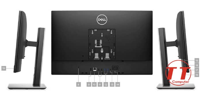 Dell AIO Optiplex 5480 CH1 CPU Intel Core i5-10400T, RAM 8GB, SSD 256GB, màn 23.8 inch FHD