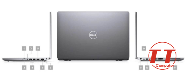 Dell Precision 3551 CH1 CPU Intel Core i7-10850H, RAM 16GB DDR4, SSD 256 GB, VGA Nvidia Quadro P620